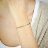 16 Diamonds Gold Plated Silver