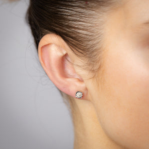 0.15 Carat Stud Diamond Earrings in 9ct Yellow Gold