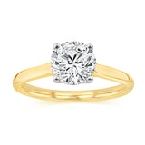 1.40 Carat Diamond Solitaire Ring in 9ct Yellow Gold