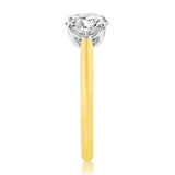 1.40 Carat Diamond Solitaire Ring in 9ct Yellow Gold