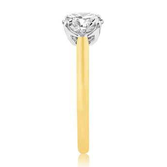 1.40 Carat Diamond Solitaire Ring in 9ct Yellow Gold