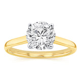 1.90 Carat Diamond Solitaire Ring in 9ct Yellow Gold