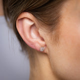 0.20 Carat Natural Diamond Stud Earrings in 9ct Yellow Gold
