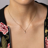 1/6 Carat Diamond Solitaire Pendant in 9ct Yellow Gold