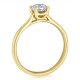 1 Carat Diamond Solitaire Ring in 9ct Yellow Gold