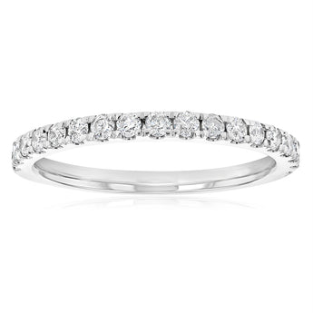 1/3 Carat Diamond Eternity Ring in 10ct White Gold