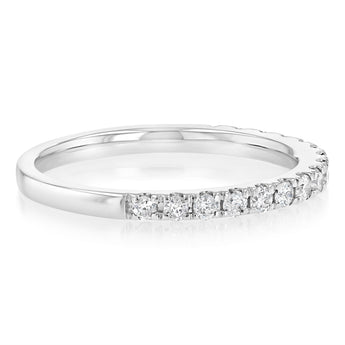 1/3 Carat Diamond Eternity Ring in 10ct White Gold