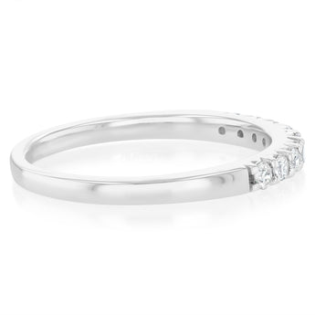 1/5 Carat Diamond Eternity Ring in 10ct White Gold