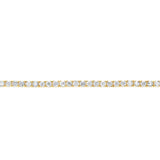 4.90 Carat Diamond Tennis Bracelet in 10ct Yellow Gold