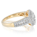 0.95 Carat Diamond Ring in 10ct Yellow Gold