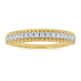 1/6 Carat Diamond Eternity Ring in 9ct Yellow Gold