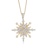 1 Carat Diamond Pendant in 9ct Yellow Gold