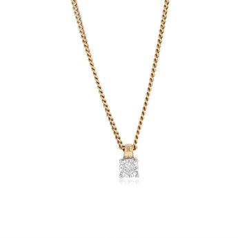 Diamond Pendant in 9ct Yellow Gold