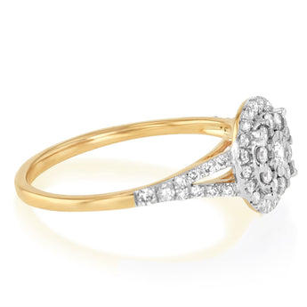 0.70 Carat Diamond Ring in 9ct Yellow Gold