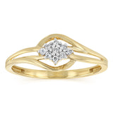 Diamond Ring in 9ct Yellow Gold