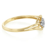 Diamond Ring in 9ct Yellow Gold