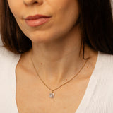 1/10 Carat Diamond Pendant in 9ct Yellow Gold