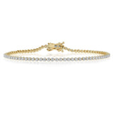 1/2 Carat Diamond Bracelet in 9ct Yellow Gold