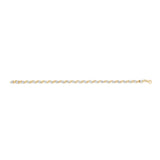 1/5 Carat Diamond Bracelet in Gold Plated Sterling Silver