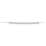 Diamond Bolo Bracelet in Sterling Silver