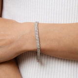 0.45 Carat Diamond 18.5cm Bracelet in Sterling Silver