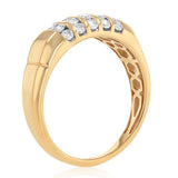 0.60 Carat Diamond Gents Ring in 9ct Yellow Gold