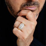 1.5 Carat Diamond Gents Ring in 9ct Yellow Gold