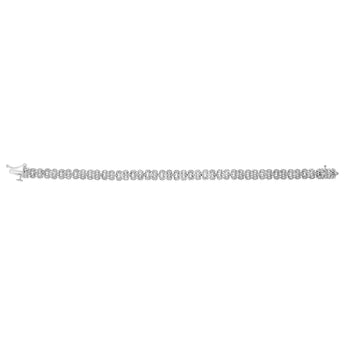 0.90 Carat Diamond Bracelet in Stirling Silver