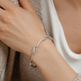 1/5 Carat Diamond Bracelet in Sterling Silver