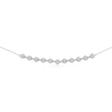 1/10 Carat Diamond 46cm Necklace in Sterling Silver