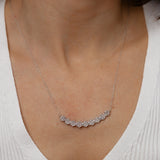 1/5 Carat Diamond Necklace in Sterling Silver