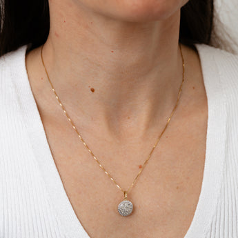 0.45 Carat Diamond Stud Earrings and Pendant on Chain Set in Gold Plated Sterling Silver