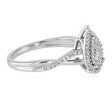 1/5 Carat Diamond Ring in Sterling Silver