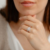 1/4 Carat Diamond Ring in Sterling Silver