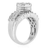 0.45 Carat Diamond Ring in Sterling Silver