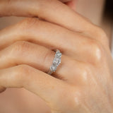 1/5 Carat Diamond Ring in Sterling Silver