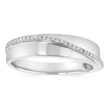 Diamond Gents Ring in Sterling Silver
