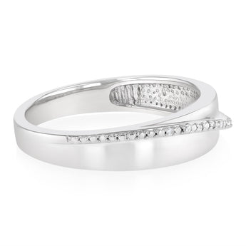 Diamond Gents Ring in Sterling Silver