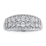 1/5 Carat Diamond Ring in Sterling Silver