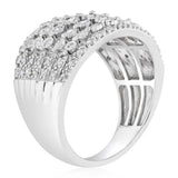 0.45 Carat Diamond Ring in Sterling Silver