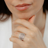 0.45 Carat Diamond Ring in Sterling Silver