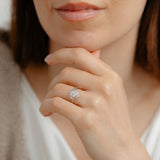 Diamond Ring in Sterling Silver