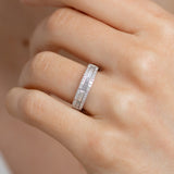 1/6 Carat Diamond Ring in Sterling Silver