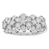 0.45 Carat Diamond Ring in Sterling Silver