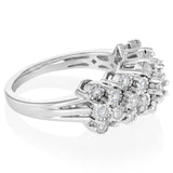 0.45 Carat Diamond Ring in Sterling Silver