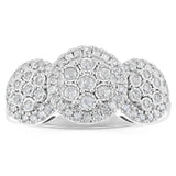0.45 Carat Diamond Ring in Sterling Silver