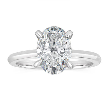 1/4 Carat Diamond Ring in Sterling Silver