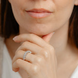 1/4 Carat Diamond Ring in Sterling Silver