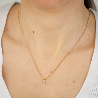 Diamond Pendant in 9ct Yellow Gold