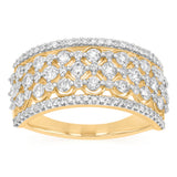1 Carat Diamond Ring in 9ct Yellow Gold